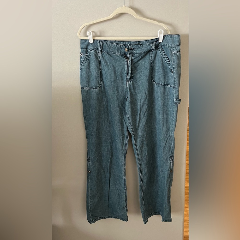 Flare Denim Pants